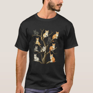 Cats Kittens On A Tree T-Shirt