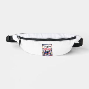 Cats Ladies for Harris Walz Bum Bags