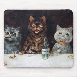 Cats, Louis Wain Mouse Pad