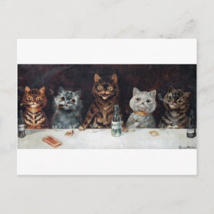 Cats, Louis Wain Postcard
