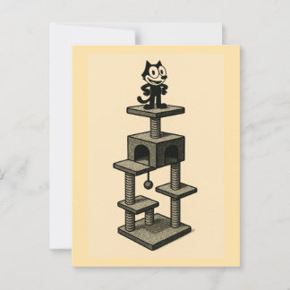Cats Love Cat Trees Postcard