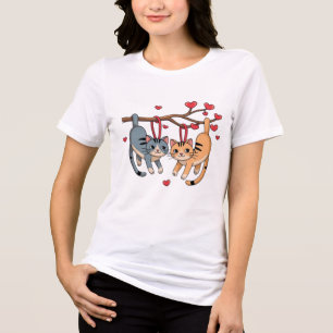 Cats Love Tri-Blend Shirt
