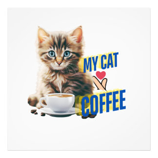 Cats lovers  photo print