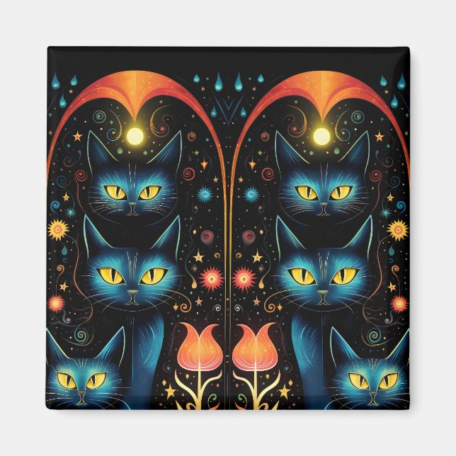 cats magnet (Front)