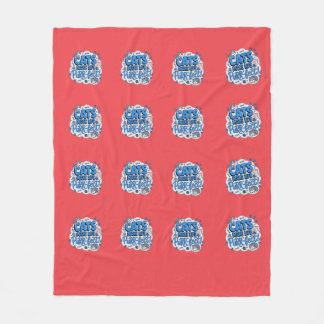 Cats Make Life Purrfect Funny Cat Lover Shirt Fleece Blanket