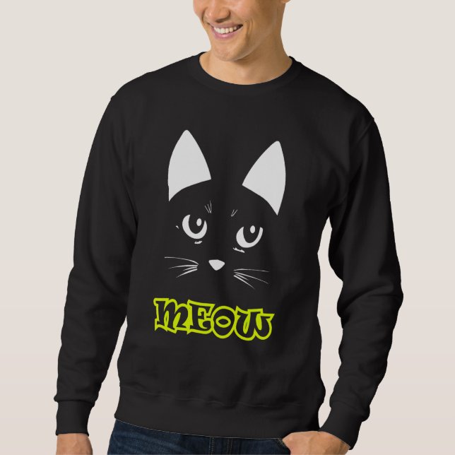 Cats Meow Funn Sweatshirt (Front)