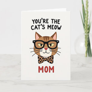 Cats Meow Mom Appreciation Card