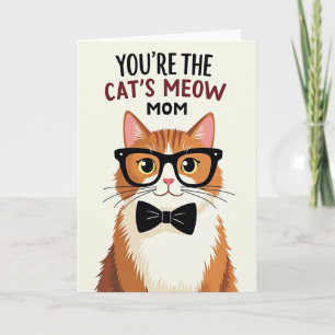 Cats Meow Moms Day Art Card