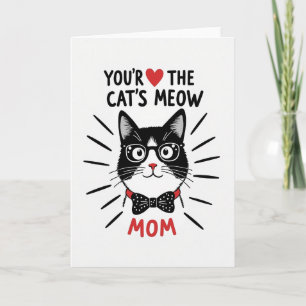 Cats Meow Moms Heartfelt Card