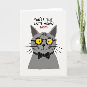 Cats Meow Moms Illustration Card