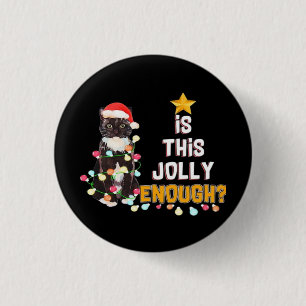 Cats Merry Chirstmas 3 Cm Round Badge