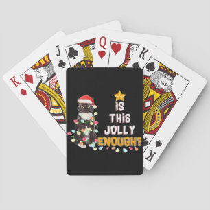 Cats Merry Chirstmas  Playing Cards