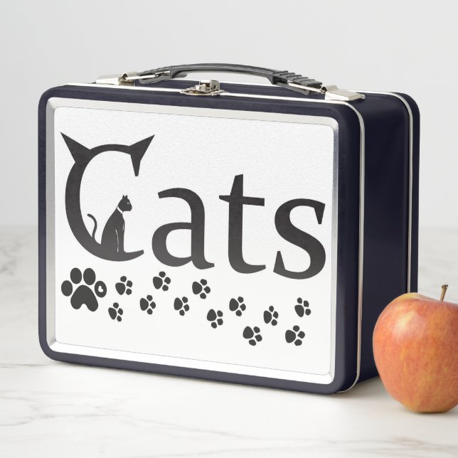 cats Metal Lunchbox (In Situ)