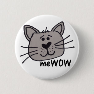Cat's MeWOW Customisable Button