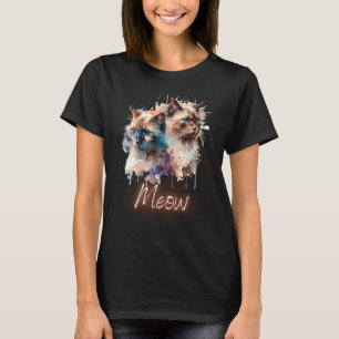 Cats Miao Meow Kitten T-Shirt