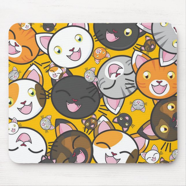 Cats Mouse Pad (Front)