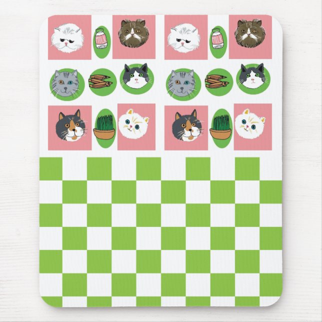 cats mouse pad (Front)