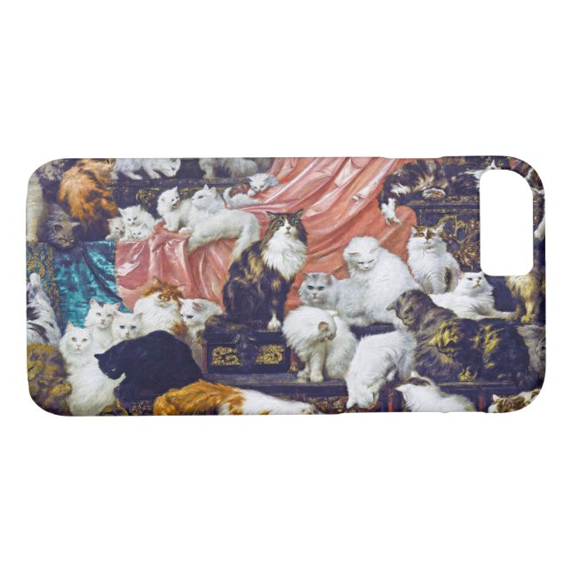 Cats (My Wife's Lovers), Carl Kahler Case-Mate iPhone Case (Back (Horizontal))