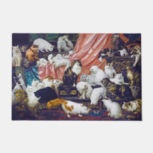 Cats (My Wife's Lovers), Carl Kahler Doormat