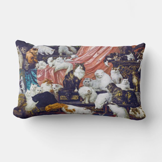 Cats (My Wife's Lovers), Carl Kahler Lumbar Cushion (Front)