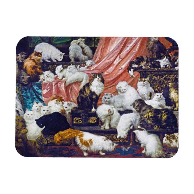 Cats (My Wife's Lovers), Carl Kahler Magnet (Horizontal)