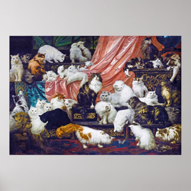 Cats (My Wife's Lovers), Carl Kahler Poster (Front)