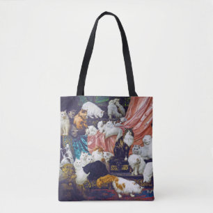 Cats (My Wife's Lovers), Carl Kahler Tote Bag