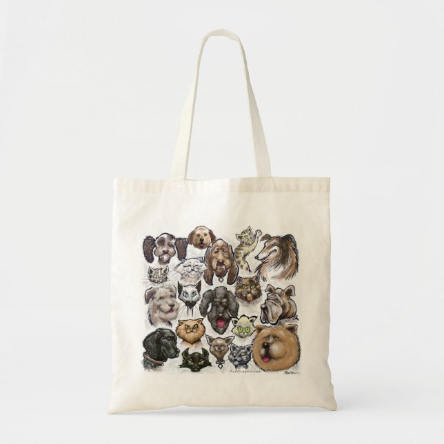 Cats n Dogs Tote Bag (Front)