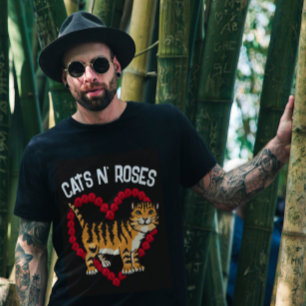 CATS N' ROSES GINGER Cat T-Shirts