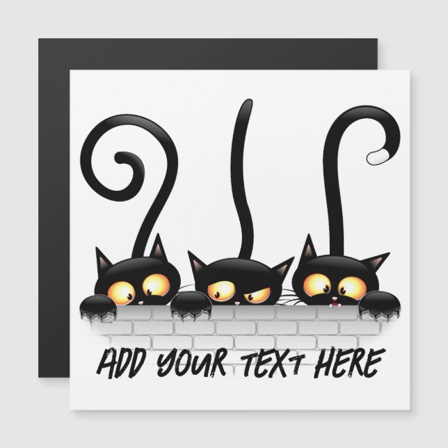 Cats Naughty, Playful and Funny Characters (Front/Back)