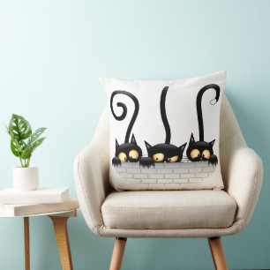 Cats Naughty, Playful and Funny Characters Cushion