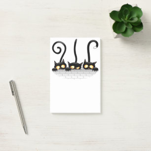 Cats Naughty, Playful and Funny Characters Post-it Notes