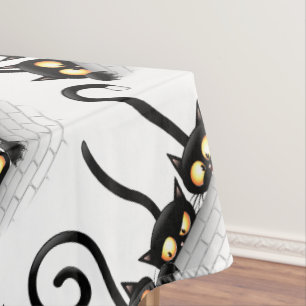 Cats Naughty, Playful and Funny Characters Tablecloth