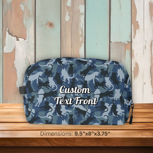 Cats Navy Camouflage Dopp Kit (Creator Uploaded)
