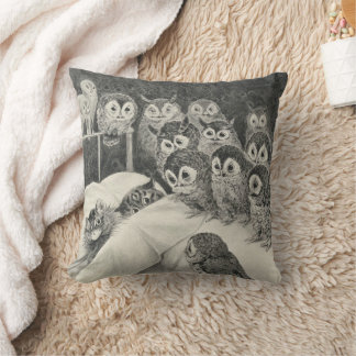 Cats Nightmare. Louis Wain Cushion
