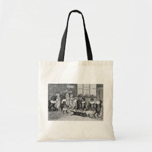 Cats of Barber, Louis Wain Tote Bag