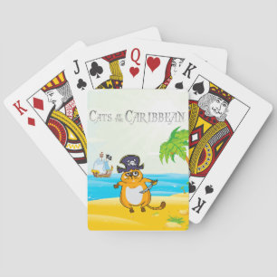 Cats of the Caribbean Playing Cards