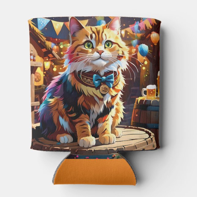 Cats Oktoberfest Can Cooler (Back)