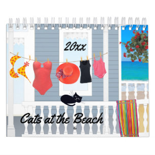 Cats on the Beach Calendar