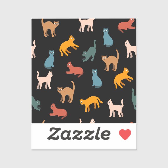 Cats on the black (Sheet)