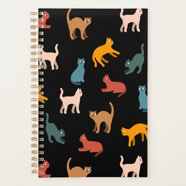Cats on the black planner (Front)