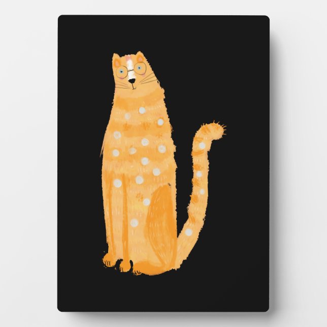 Cats Orange Plaque (Front)