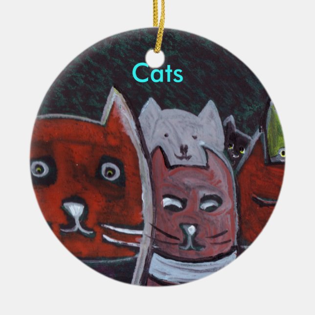 Cats Ornament (Front)