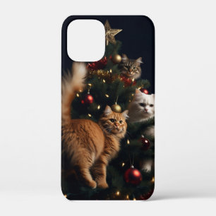 Cats Ornate Tree, Image , Customize, iPhone 12 Mini Case