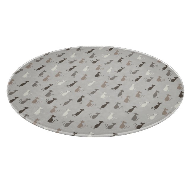 Cats pattern cutting board (Corner)