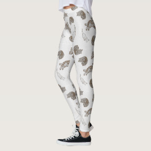 cats pattern leggings