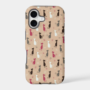 cats Pattern Pink