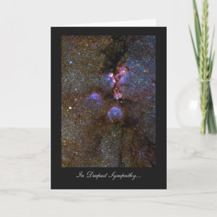 Cat's Paw Nebula - In Deepest Sympathy Card