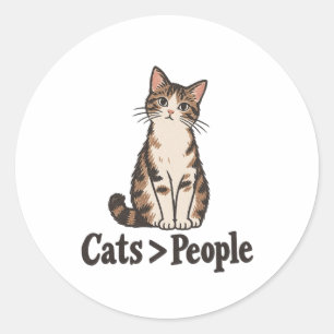 Cats > People Crazy Cat Lady Sticker