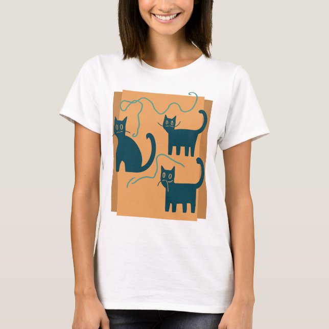 Cat's Picture T-Shirt (Front)